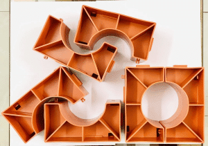 Gối đỡ ống nhựa xoắn HDPE