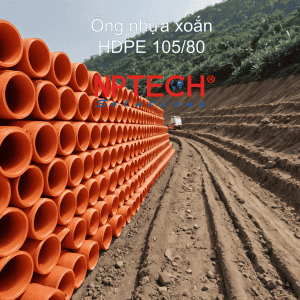 Ống nhựa xoắn HDPE 105/80