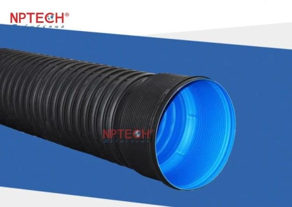 Ống nhựa gân xoắn HDPE 2 lớp nguyên sinh màu đen